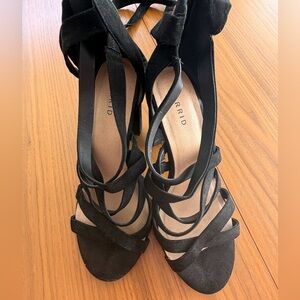 Torrid Black Strappy Heels